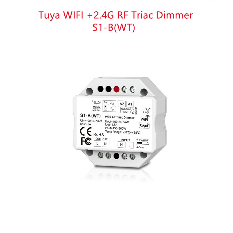 1CH 1.5A WiFi RF + Ǫ AC    S1-B(WT) T..